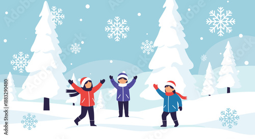 Peaceful farm scene with white chickens and chicks in a green meadow near a pond, featuring a classic red barn in the back.