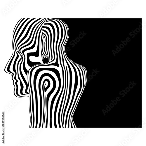 Ai generated illution men and women 