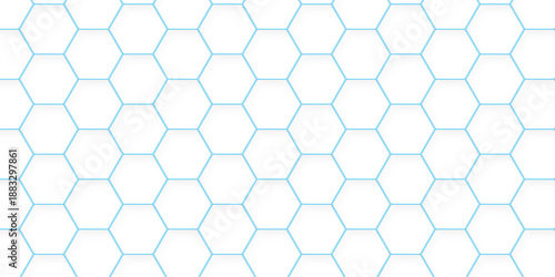 White abstract honeycomb mosaic and tile geometric hexagon vector illustration. geometric digital technology polygon science vintage square mosaic and web cover business texture.
