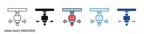 Travel Speed minimal icon set multiple style collection