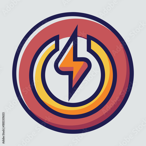 Abstract Circular Motion Lines in the Dark, A Minimalist Representation of Movement