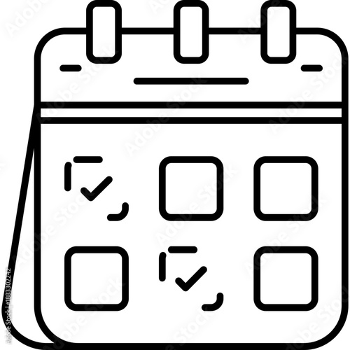 Daily Task Outline Icon
