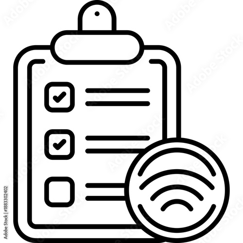 Smart Task Outline Icon