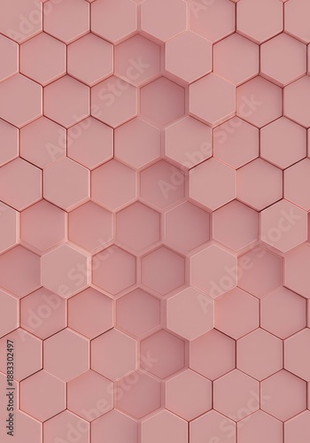 A seamless abstract geometric background featuring repeating honeycomb hexagonal shapes, presented in a soft, uniform color tone ,honeycomb ,shape ,hexagon