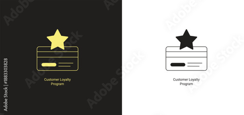 Customer Loyalty Program Icon for Reward and Retention Programs – Points, Bonus, and Membership Benefits Symbol, Line,  Vector Illustration for Marketing, CRM, E-commerce, and  Business Growth.