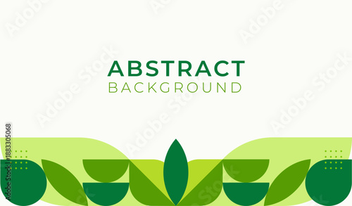Abstract geometric nature green background design. Modern Green Layout for Presentation, Banner, Brochure, Flyer, Poster. Vector templates