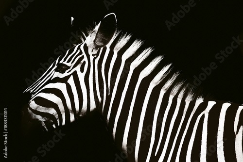 zebra close up