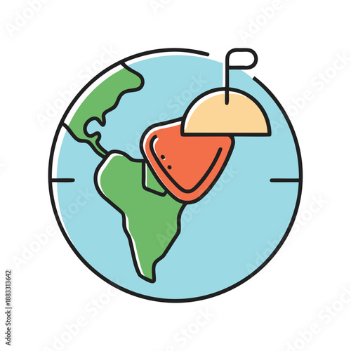 World hepatitis day and Liver disease thin line icon . Editable stroke . Vector .