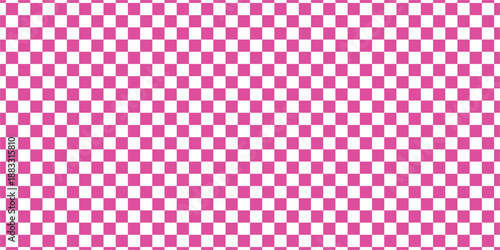 Seamless repeat pattern with ditsy hand drawn checkerboard in cotton candy pink and red. Soft pink and red checker for Valentines day, girls, cosmetics, teen projects and more