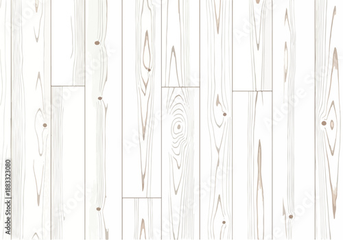 Whitewashed Wood Planks Background Texture with Natural Grain