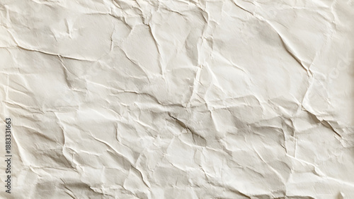 Crumpled paper. sheet of white cardboard paper. detailed high resolution texture. abstract background for wallpaper.