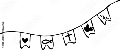 First Holy Communion Garland