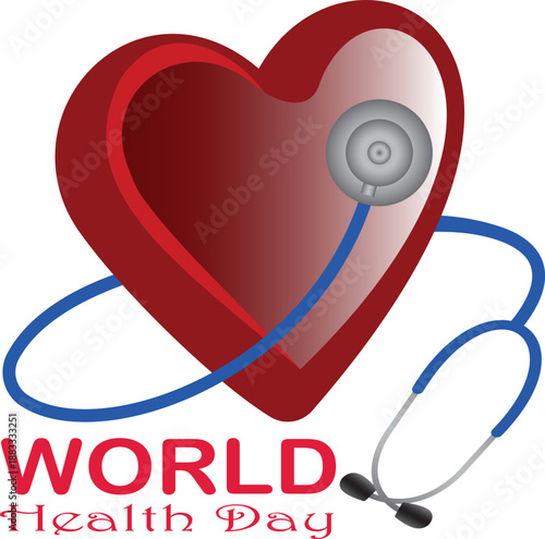 World Health Day logo design.