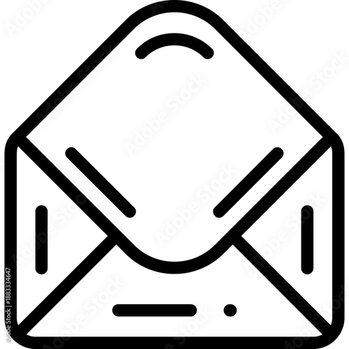 Envelope open Icon