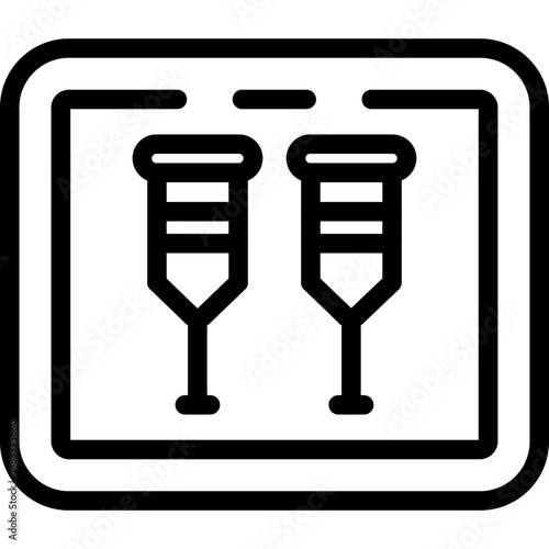 Crutches Icon