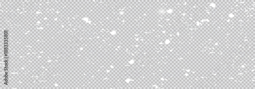 Winter blizzard. Snowflakes falling down. Snowy air flow. Realistic vector illustration 