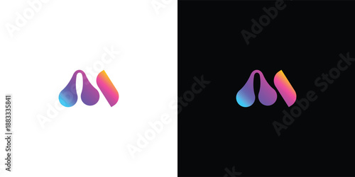 Professional Letter M Tech Logo for Digital and Tech Brands