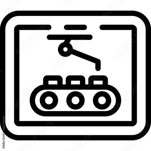 Conveyor belt arm Icon