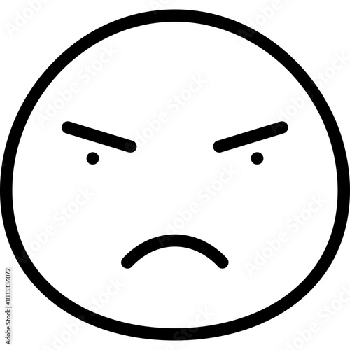 Face angry  Icon