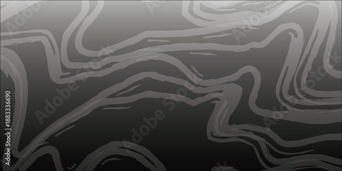 Abstract Swirling Lines Pattern on Dark Gradient Background.