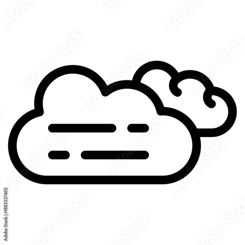 Cloud word Icon