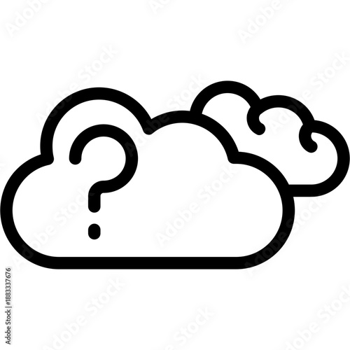 Cloud question Icon