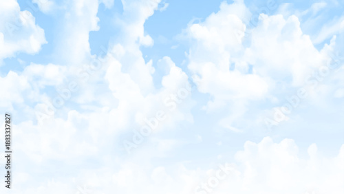 Sky covered with clouds.  Clouds in the sky. Landscape of Beautiful Clouds with blue sky