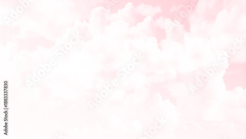 Landscape of Beautiful Clouds with pink sky