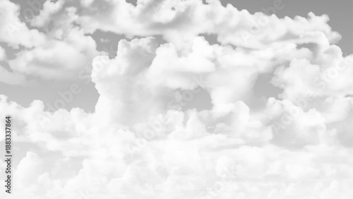 Grey storm clouds photo