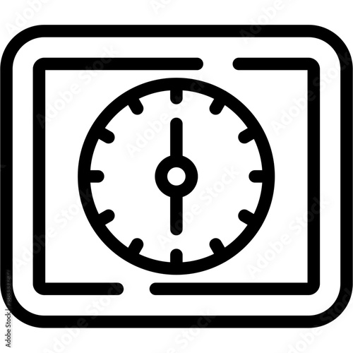 Clock twelve thirty Icon