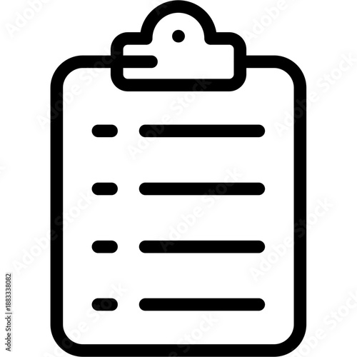 Clipboard list Icon