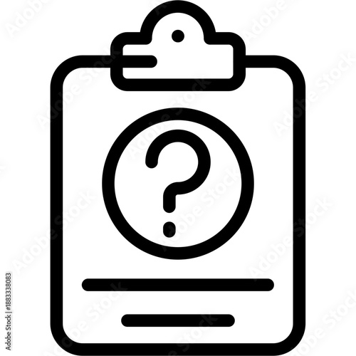 Clipboard question Icon
