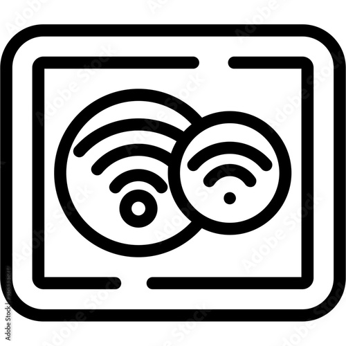 Circle wifi circle wifi Icon