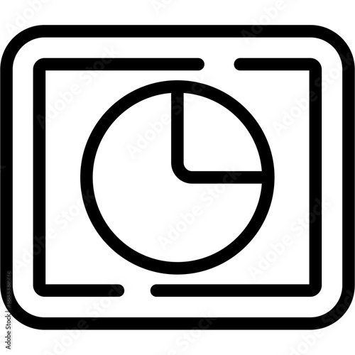 Circle three quarters stroke Icon