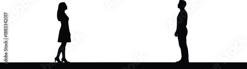 Distance Waiting Silence Longing Separation Anticipation Tension Connection Glance Standoff Space Pause Moment Encounter Destiny Choice Emotion Balance Stillness Hope Reflection Fate