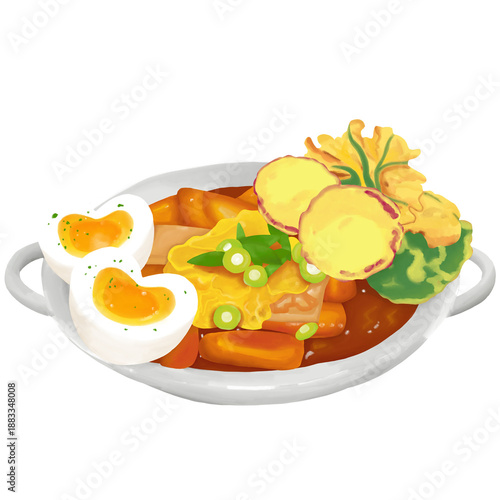 A Plate of Tteokbokki