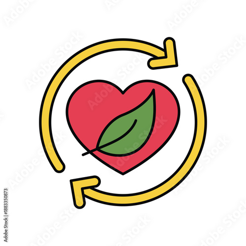 Revival  icon with white background vector stock illustration