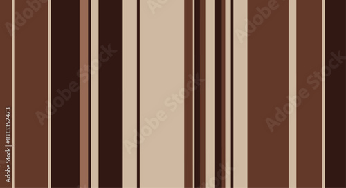 Abstract background design featuring various vertical stripes in warm earthy shades of chocolate brown, tan, and beige tones.