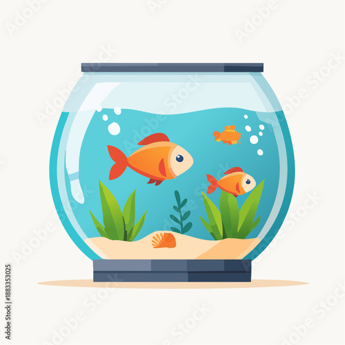 fishes in a bowl