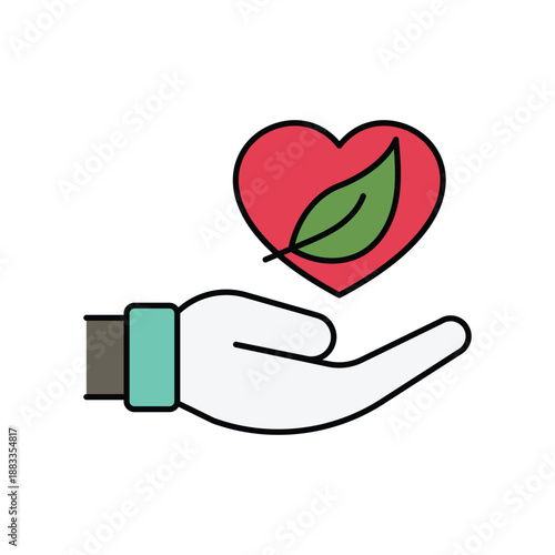 Healing  icon with white background vector stock illustration