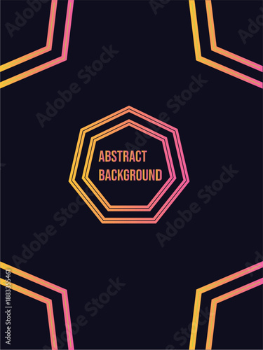 Abstract background design with smooth gradients and flowing decorative shapes