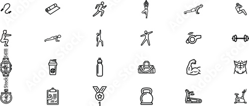 Collection of various tools and objects icons