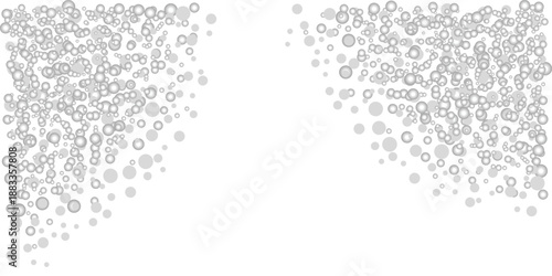 Abstract vector illustration of a black and white winter background featuring numeric patterns and snowflake shapes for a cold season holiday celebration wallpaper design
