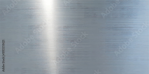 Polished Silver Brushed Metal Texture Background with Stainless Steel and Aluminum Sheet Surface