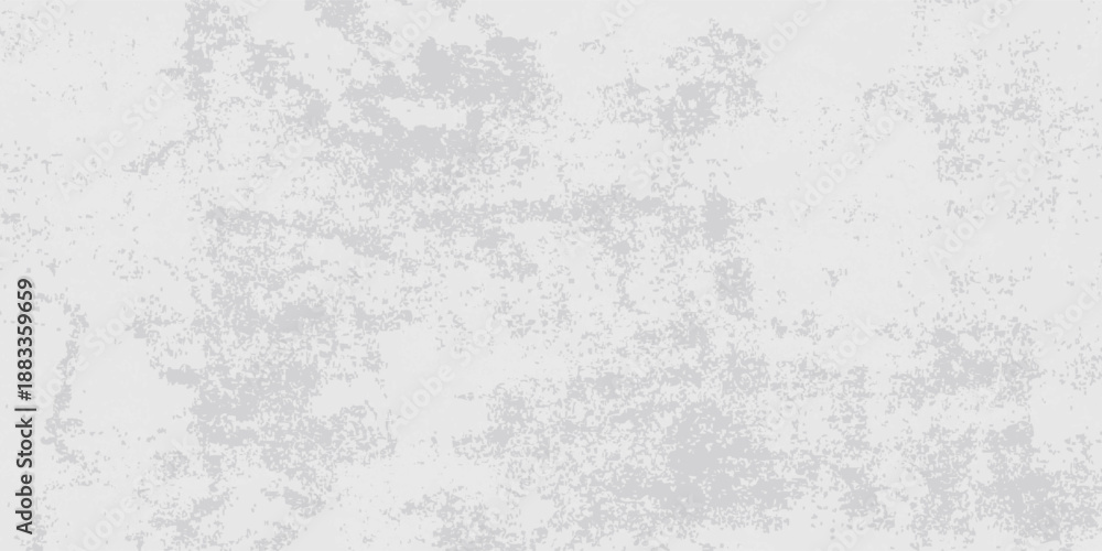 Fototapeta premium Large white grunge textured concrete wall background. The backdrop is a rough cement floor in gray and white tones.