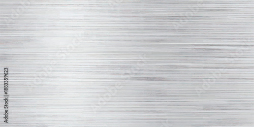 Shiny Silver Brushed Metal Texture Background on Industrial Aluminum Plate Surface with Stainless Steel Pattern