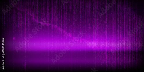 Stage cement floor and walls purple and gradient dark style studio room pattern