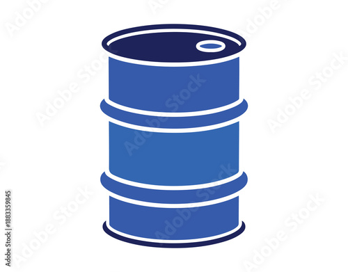 vector illustration of a water drum on a see-through background. glyph icons for ideas or web visuals.