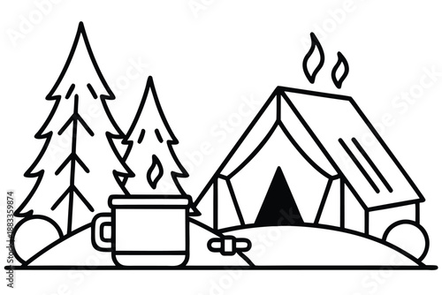 Black Line of Two Vehicles Off Roading on Rocky Terrain with Smoke offroad truck