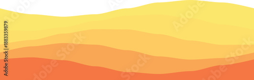 Vibrant wave pattern in shades of yellow and orange, perfect for backgrounds and artistic projects.